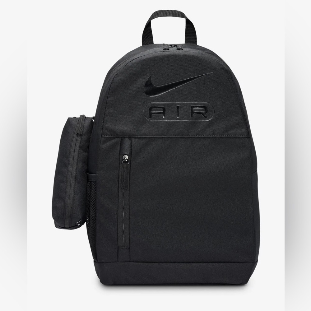 Nike Air Elemental Backpack School Gym Sports Training Travel Laptop Bag Black - Picture 2 of 11